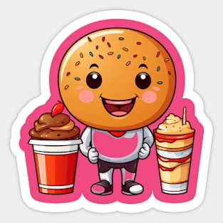 kawaii  junk food T-Shirt cute  funny Sticker
